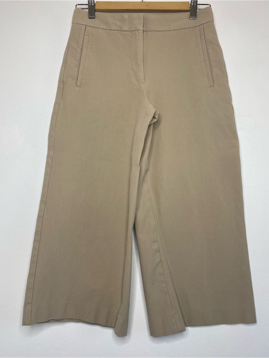 Banana Republic Pants - Banana Republic Khaki Wide leg Cropped pants Size 2P Neutral Minimalist